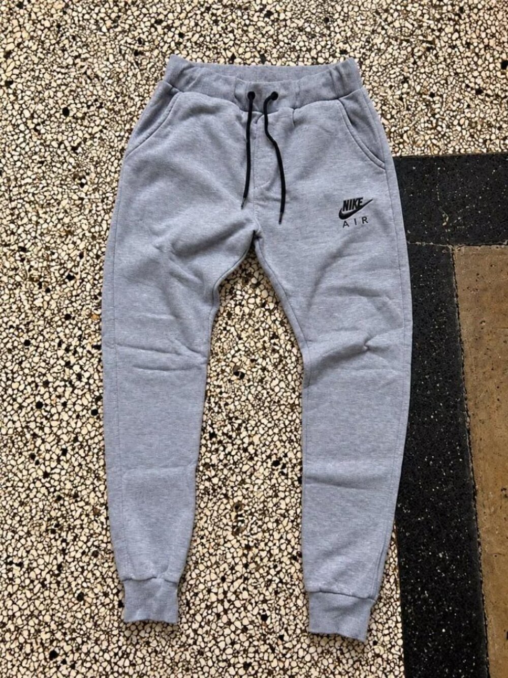 Nike Air Fleece Joggers — Gray, Size M